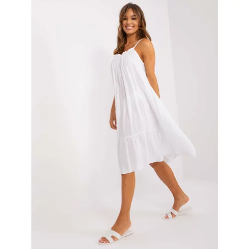 Fashion Hunters White summer dress for hangers OCH BELLA