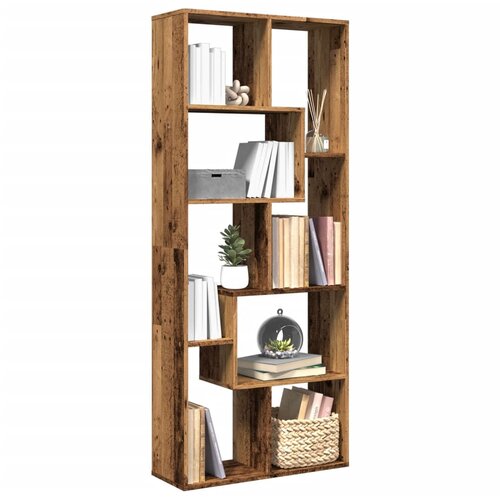 VidaXL Pregrada / regal za knjige boja drva 67 x 25 x 161,5 cm drveni Slike