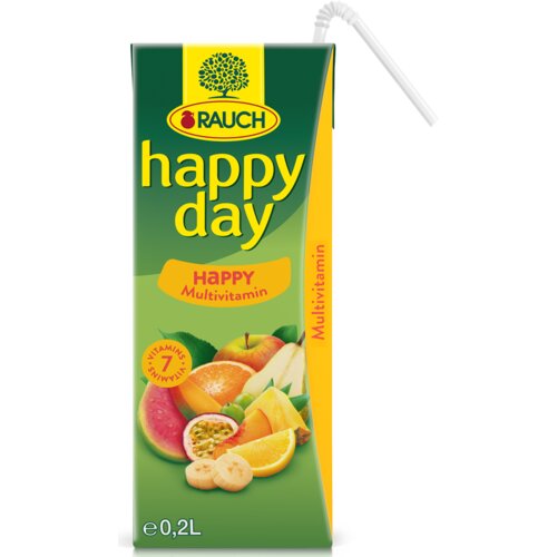 HAPPY DAY Voćni sok multibitamin 100% 200ml Cene