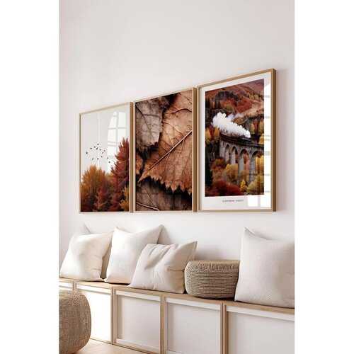 WALLXPERT &Ccedil;-300695 - 3040 set dekorativnih slika u vi&scaron;e boja (3 komada) Cene