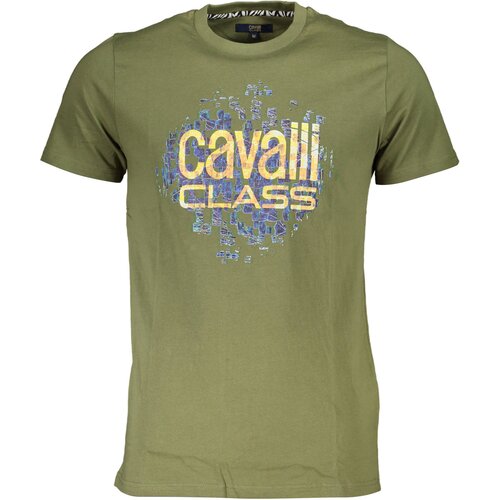 Cavalli Class T-SHIRT SHORT SLEEVE MAN GREEN Cene