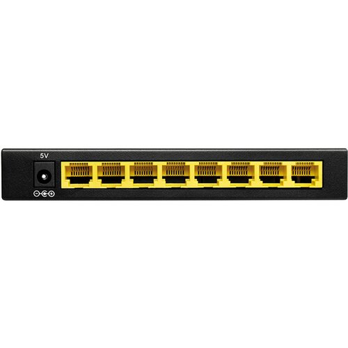Logilink 8-ports Gigabit desktop network switch, metal case, black, NS0117 Cene