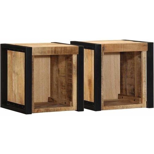  Noćni ormarići 2 kom 40x35x40 cm Puno grubo drvo Mango Smeđa Cijene