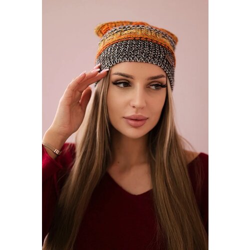 Kesi Cap with fleece Patrycja K254 orange+black Cijene
