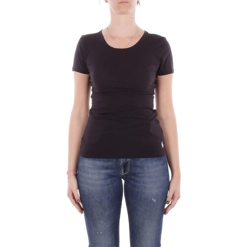 Polo Ralph Lauren Majice s kratkimi rokavi 4P0486 Črna Cene