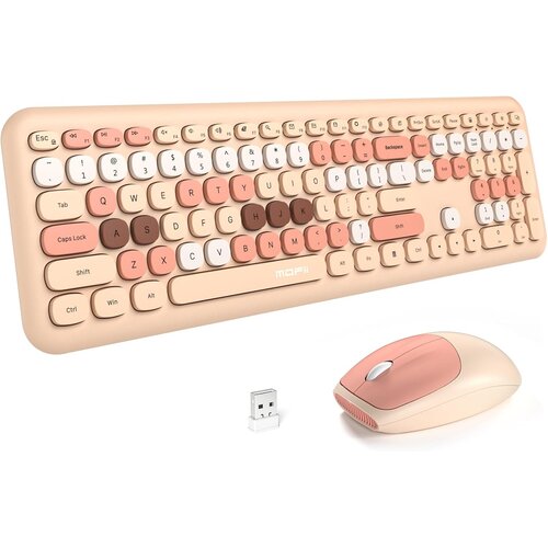 MOFII Retro set bežična tastatura i mi&scaron; 666 bež Cijene