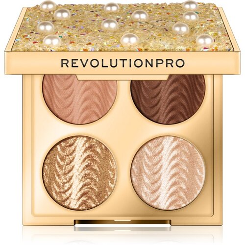 Revolution Ultimate Eye Look paleta senčil za oči odtenek Diamonds &amp;amp; Pearls 3.2 g Slike