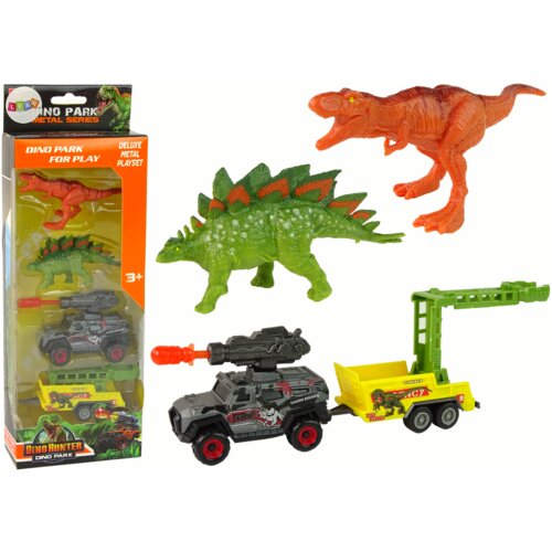  Dinosaurs Set Auto Rocket Trailer Cene