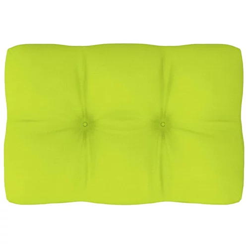 vidaXL Blazina za kavč iz palet svetlo zelena 60x40x10 cm