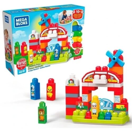 Fisher Price Mega bloks kocke 46kom muzička farma 56397 Cene