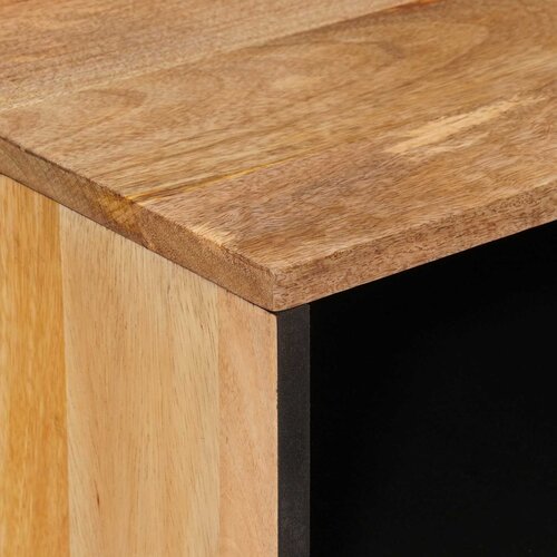  Noćni ormar Prirodna 50 x 33 x 62 cm Čvrsto drvo manga Slike