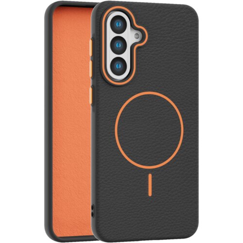  leather grip magsafe maska za samsung galaxy A36 - crna Cene
