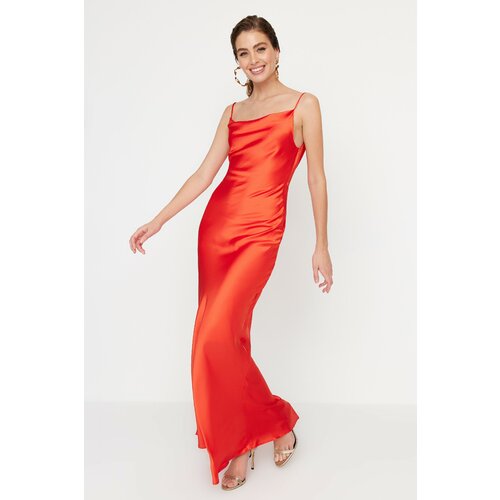 Trendyol Evening & Prom Dress - Orange - Shift Slike