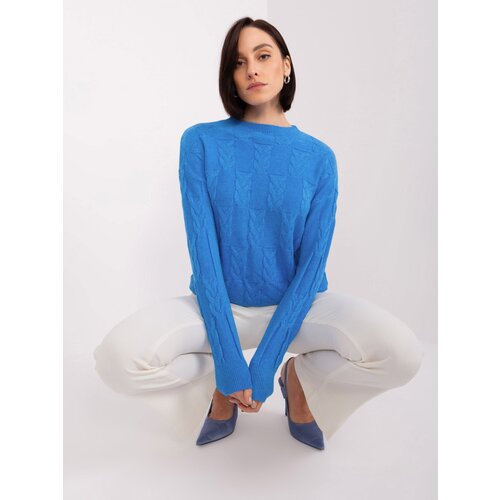 Wool Fashion Italia Sweater-AT-SW-2340.10-blue Slike