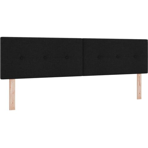  LED glavna ploča button tufted crna 90 cm tkanina Slike