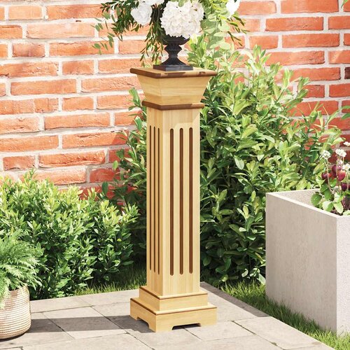  Klasični četvrtasti stalak za biljke boja drva 17x17x66 cm MDF Cijene