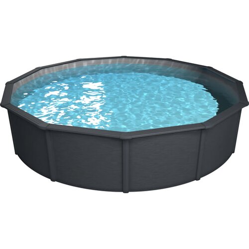 Steinbach Nouvo de Luxe II bazen &amp;Oslash; 360 x 120 cm - antracit / srebrno siva Slike