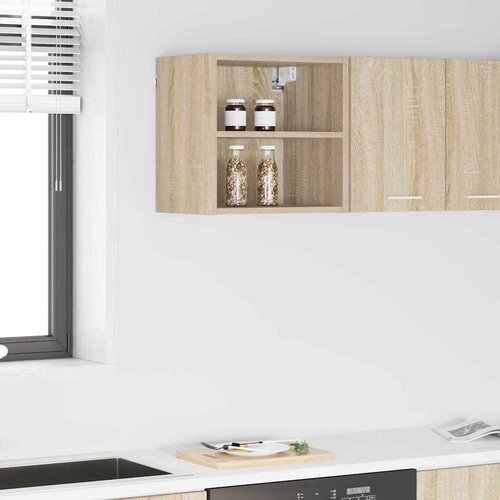 vidaXL Viseći ormarić s policom Riga Sonoma hrast 40 x 29,5 x 40 cm Cijene