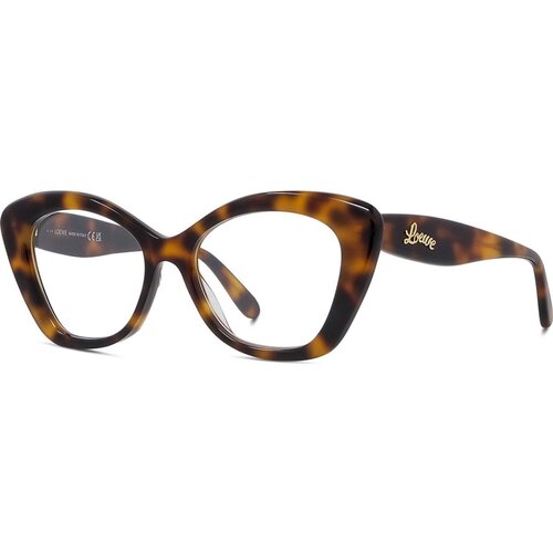 Loewe Curvy Havana Butterfly Eyeglasses - ONE SIZE (52) Cene