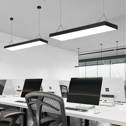 Dengling Viseća lampa, LED, 120x30 cm, Crna Slike