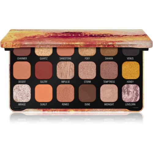 Makeup Revolution Forever Flawless paleta senčil za oči odtenek Bronze Temptation 18x1.1 g Cene