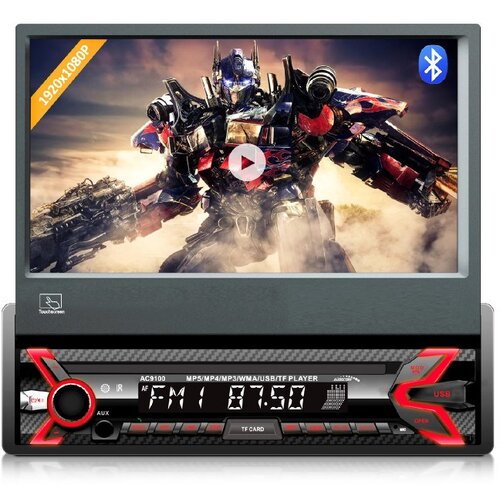 Audiocore AC9100 radio Car Digital Black, Red Slike