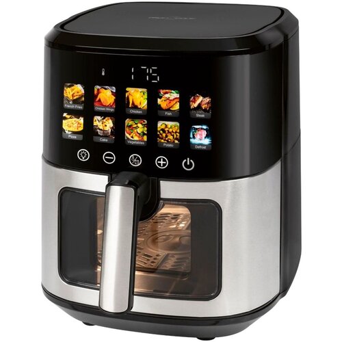 Proficook PC-FR 1286 H fryer Single 6.5 L Stand-alone 1700 W Hot air fryer Black, Stainless steel Slike