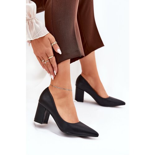 Boto Women's Heels With A Stiletto And Pointed Toe Black Deonira Cene