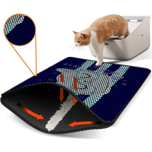 WALLXPERT Nrszn0001 multicolor cat litter mat Cene