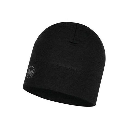Buff Kape Merino Wool Mid Solid Črna Slike