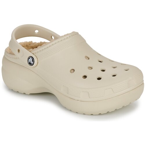 Crocs Classic Platform Lined Clog W Bež Slike