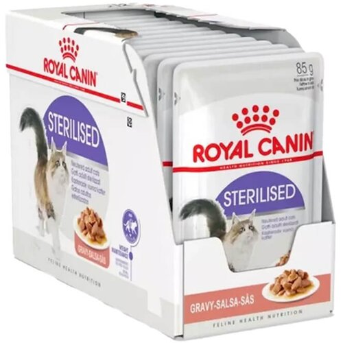 Royal Canin Sterilised Gravy - kesice za sterilisane odrasle mačke (12&amp;times;85g) Slike