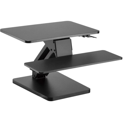 Maclean Desktop Stand for Keyboard, Monitor or Laptop, Gas Spring, Standing Up, Black, MC-882 Cene