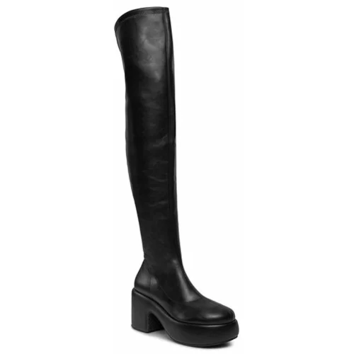 Bronx Visoki Škornji High Knee Boots 14295-A Črna