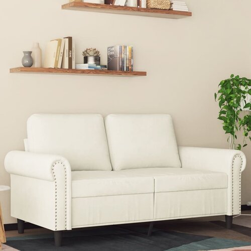 VidaXL Dvosjed krem 120 cm bar&amp;scaron;unasti Slike