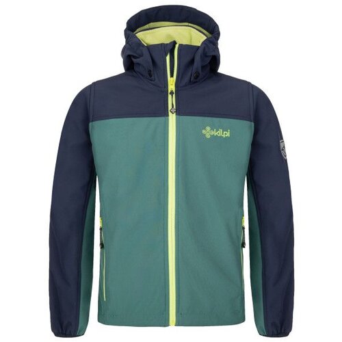 Kilpi Boys softshell jacket RAVIO-JB DARK GREEN Slike