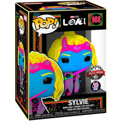 Funko POP figure Marvel Loki Silvye Black Light Exclusive Cene