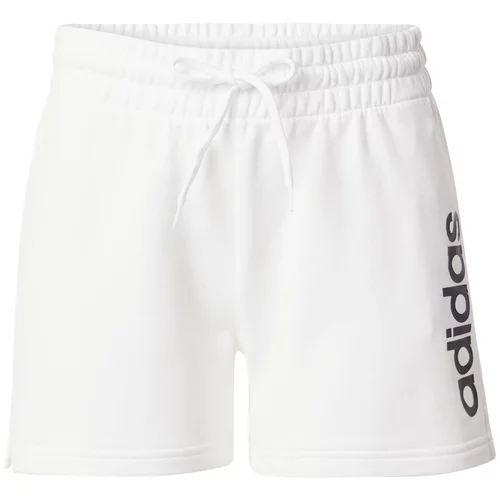ADIDAS SPORTSWEAR Sportske hlače 'Essentials' crna / bijela