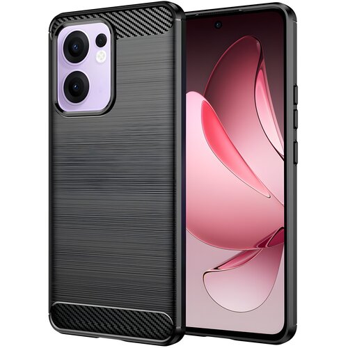 Techsuit Ohišje Carbon Shield TPU za Oppo Reno13 F 4G/Reno13 F 5G/Reno13 FS 5G - Črna Cene