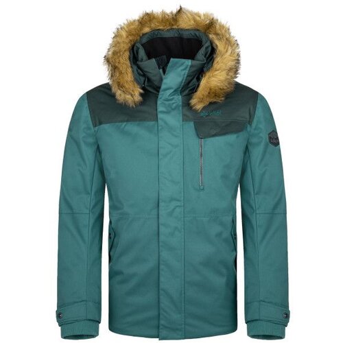Kilpi Men&amp;#039;s winter jacket ALPHA-M DARK GREEN Slike