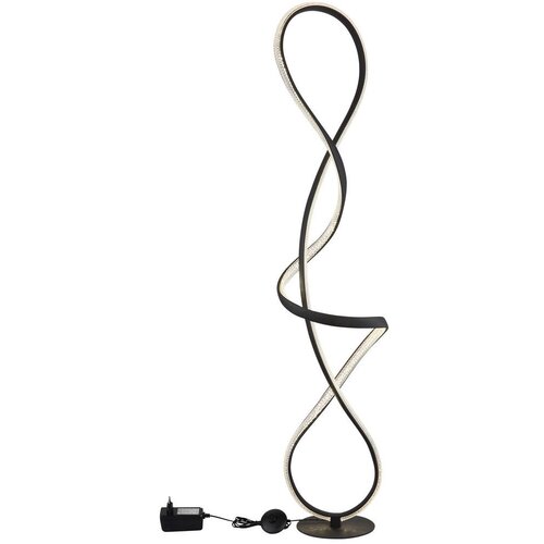 Globo 67341SS - LED podna lampa SWIRL LED/36W/230V crna Slike