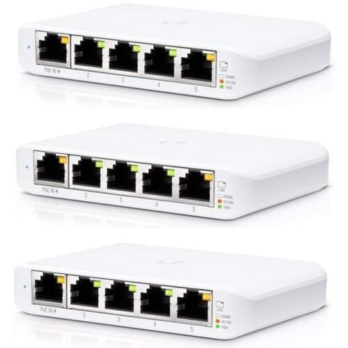Ubiquiti unifi compact 5Port gigabit switch 3 pack Slike