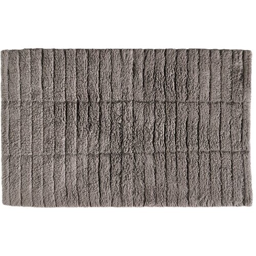 Zone sivo-rjava bombažna kopalniška preproga tiles, 80 x 50 cm Cene