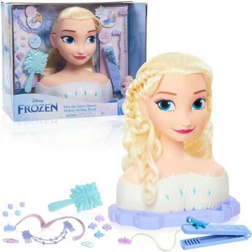 Just Play glava za urejenje Disney Frozen 2 Elsa the Snow Queen Deluxe Styling Head Slike