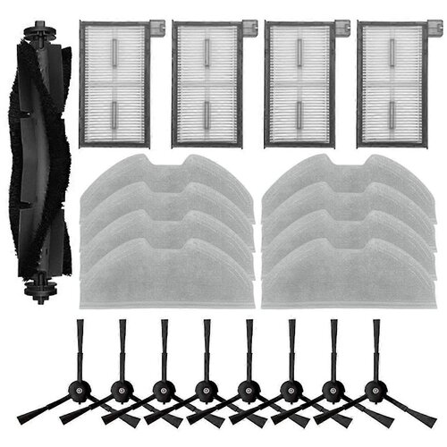 INORCO Zamenjava sesalnika za X8 Pro serije X8 Pro Glavna stranska krtača Filter Mop Cloth Kit, (21987383) Slike
