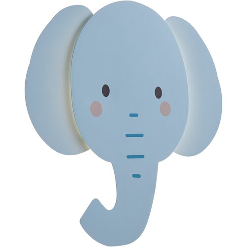 QAZQA Otro&scaron;ka stenska svetilka modra vklj. LED 3-stopenjsko zatemnjevanje - Ellie the Elephant Cene