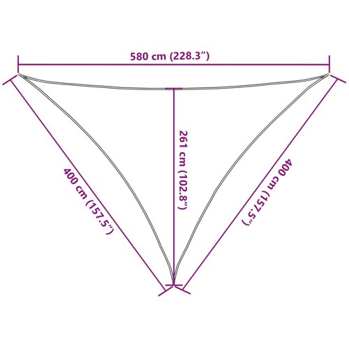  Jedro za za&amp;scaron;titu od sunca 160 g/m&amp;sup2; crno 4 x 4 x 5,8 m HDPE Slike