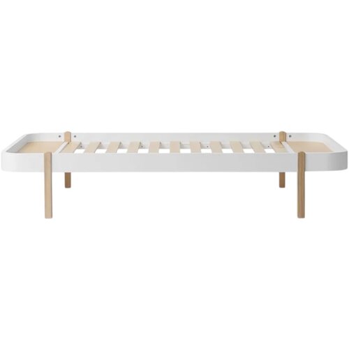 Oliver Furniture® otro&scaron;ka posteljica lounger bed 120x200 white/oak Cene