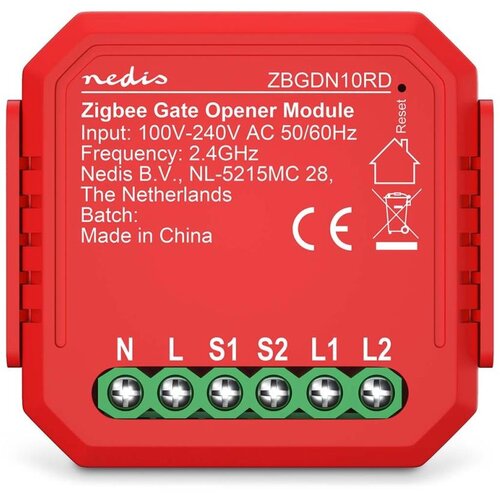 Nedis ZBGDN10RD - Pametni prekidač za garažna vrata SmartLife Zigbee Tuya Cene