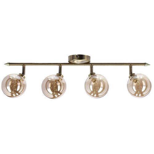 Candellux Lighting stropna svetilka v bronasti barvi s steklenim senčnikom &amp;oslash; 10 cm rodia &amp;ndash; Slike